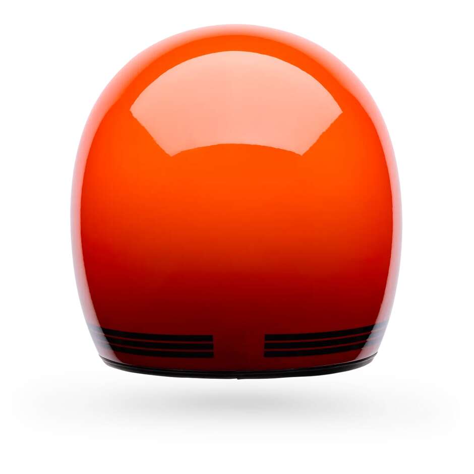 Casco Moto Custom Bell Moto-3 CLASSIC GLOSS Arancio