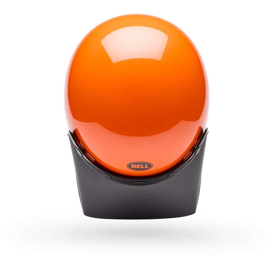 Casco Moto Custom Bell Moto-3 CLASSIC GLOSS Arancio