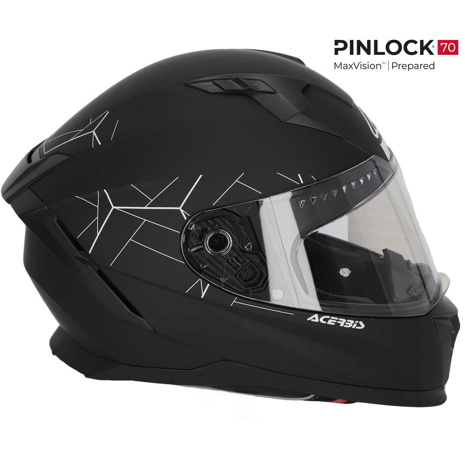Casco Moto Integrale ACERBIS X-WAY Nero Opaco