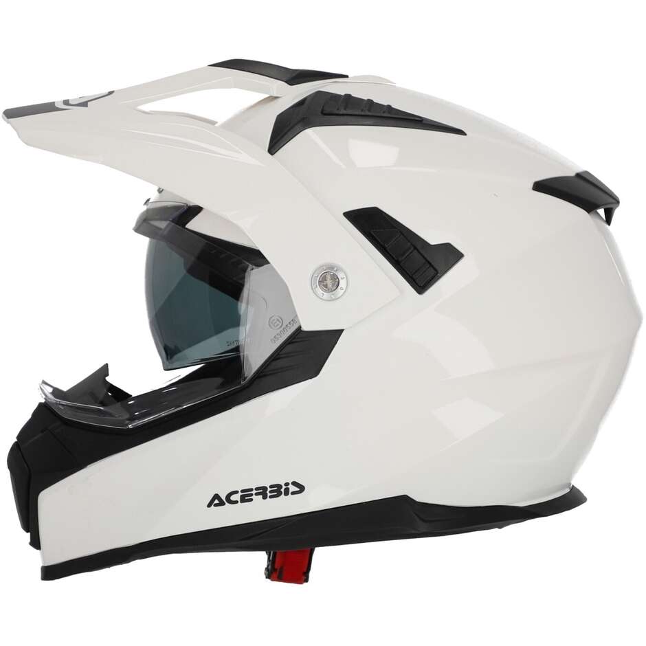 Casco Moto Integrale Adventure Acerbis FLIP FS-606 Bianco