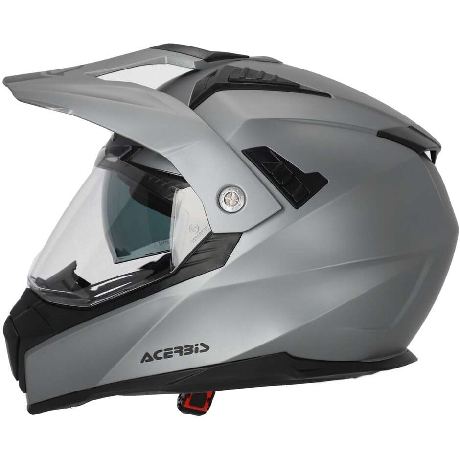 Casco Moto Integrale Adventure Acerbis FLIP FS-606 Grigio