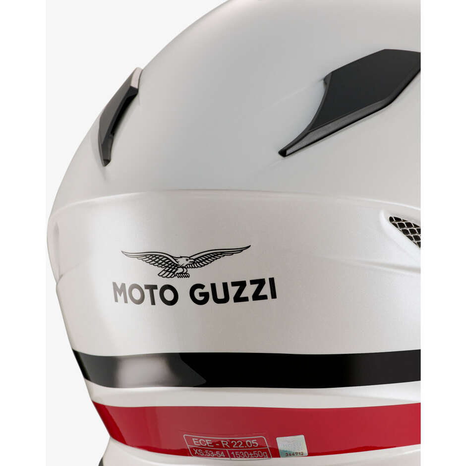 Casco Moto Integrale Adventure Moto Guzzi FF V85 22.06 Bianco