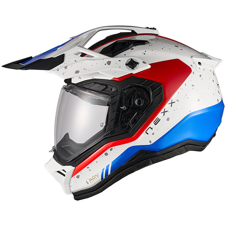 Casco Moto integrale Adventure X.RALLY Yuma Blu Rosso taglia 3XL