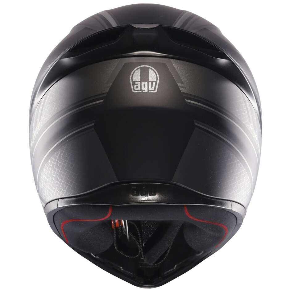 Casco Moto Integrale AGV K1 S SLING Opaco Nero Grigio