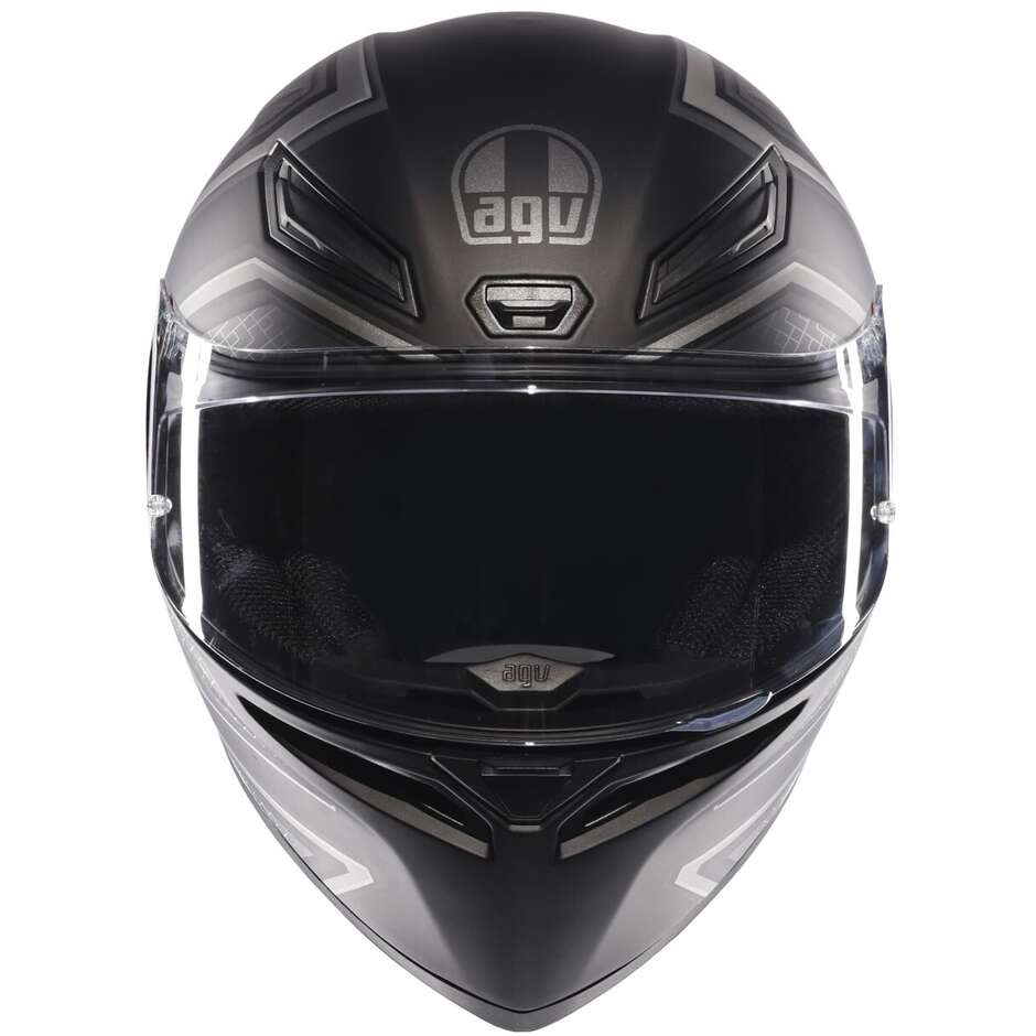 Casco Moto Integrale AGV K1 S SLING Opaco Nero Grigio