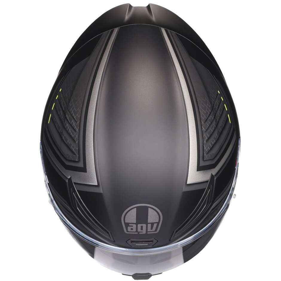 Casco Moto Integrale AGV K1 S SLING Opaco Nero Grigio