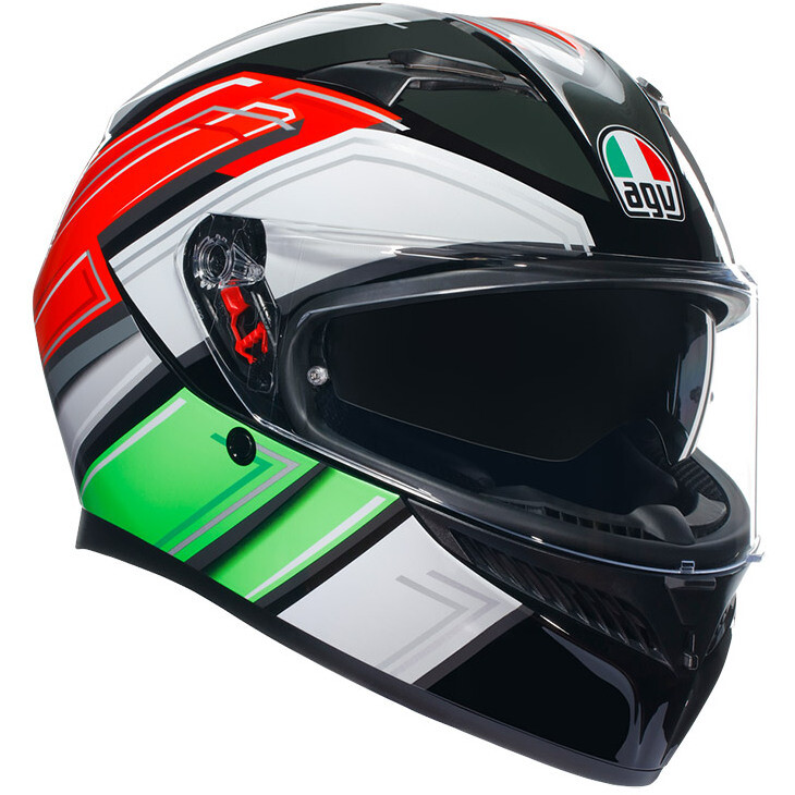 Casco Moto Integrale Agv K3 WING Nero Italy