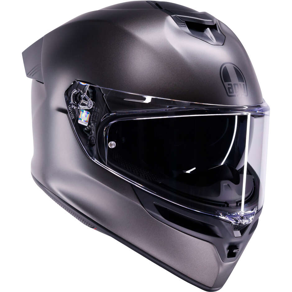 Casco Moto Integrale AGV K5 MONO Opaco Asfalto Grigio