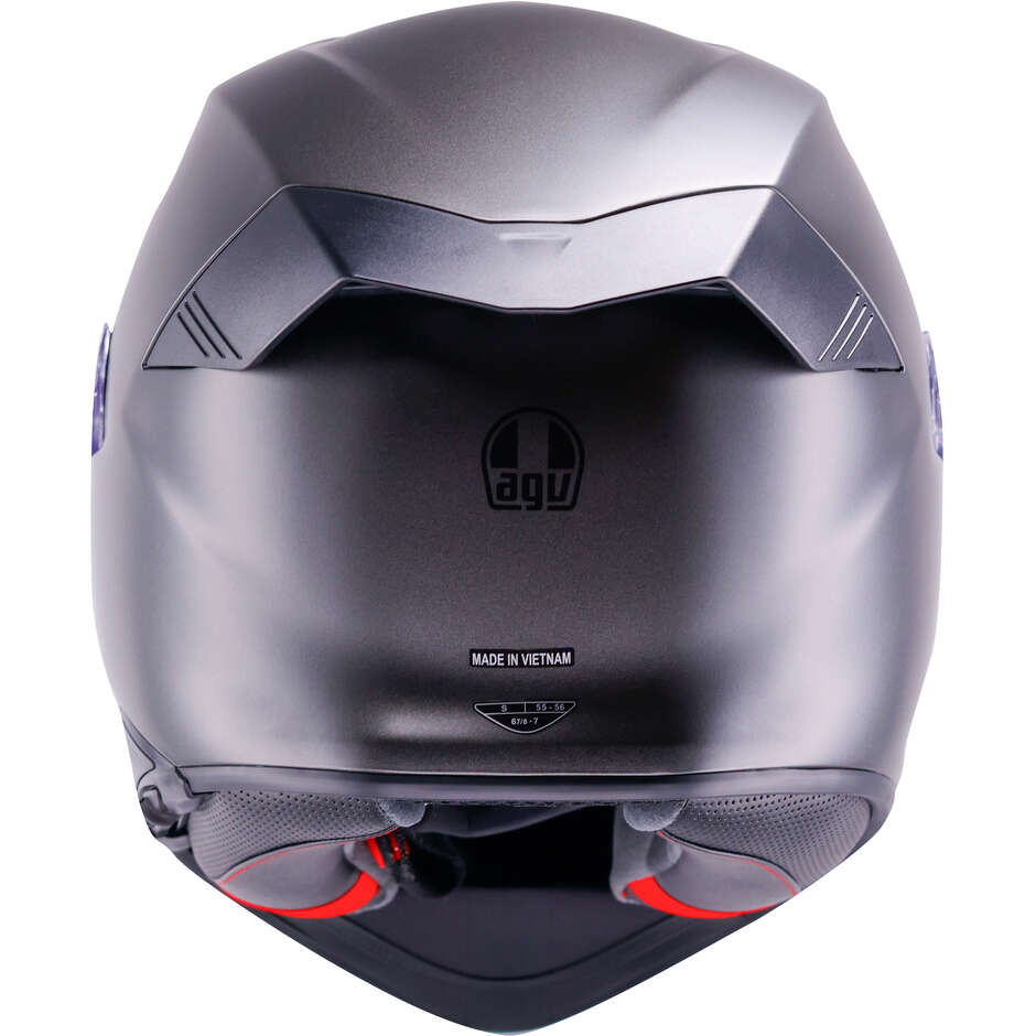 Casco Moto Integrale AGV K5 MONO Opaco Asfalto Grigio