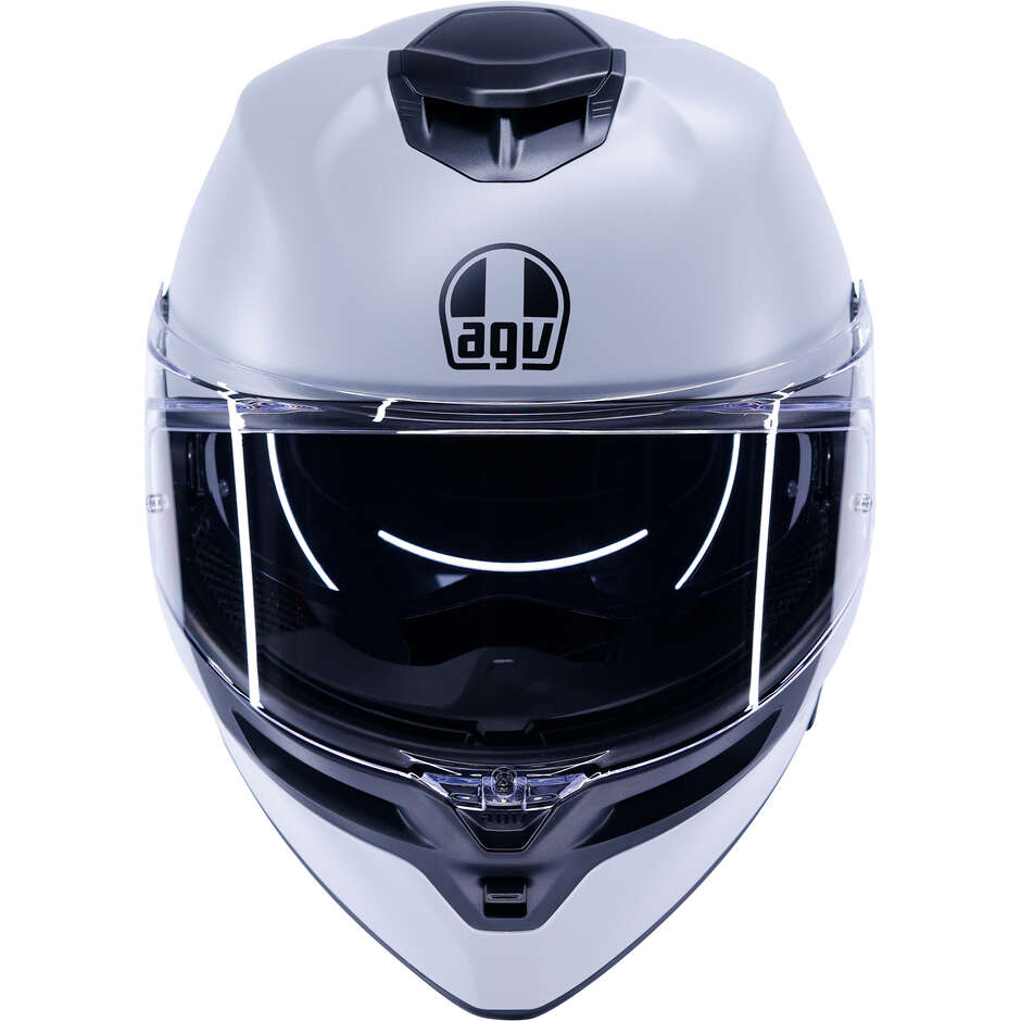 Casco Moto Integrale AGV K5 MONO Opaco Polare Grigio