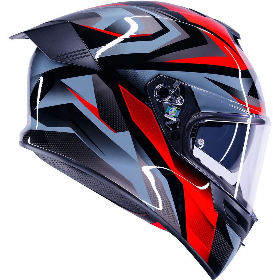 Casco Moto Integrale AGV K5 MUNOR Nero Rosso