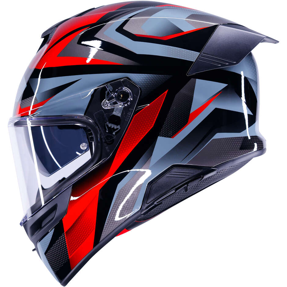 Casco Moto Integrale AGV K5 MUNOR Nero Rosso