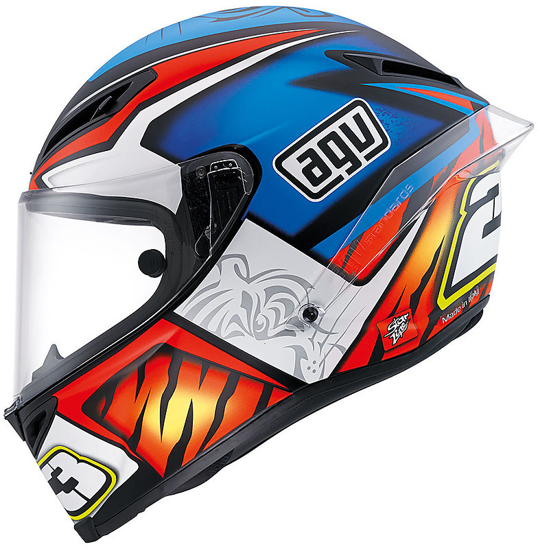 Casco Moto Integrale Agv Race Corsa Replica 23 Niccolò Antonelli 2016 Blu  Vendita Online - Outletmoto.eu