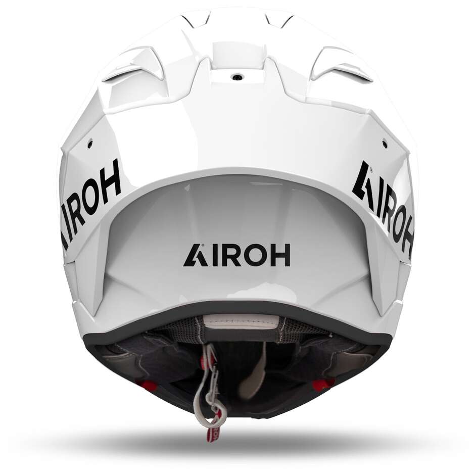 Casco Moto Integrale Airoh GP 800 FIM RACING #1 Color Bianco Lucido