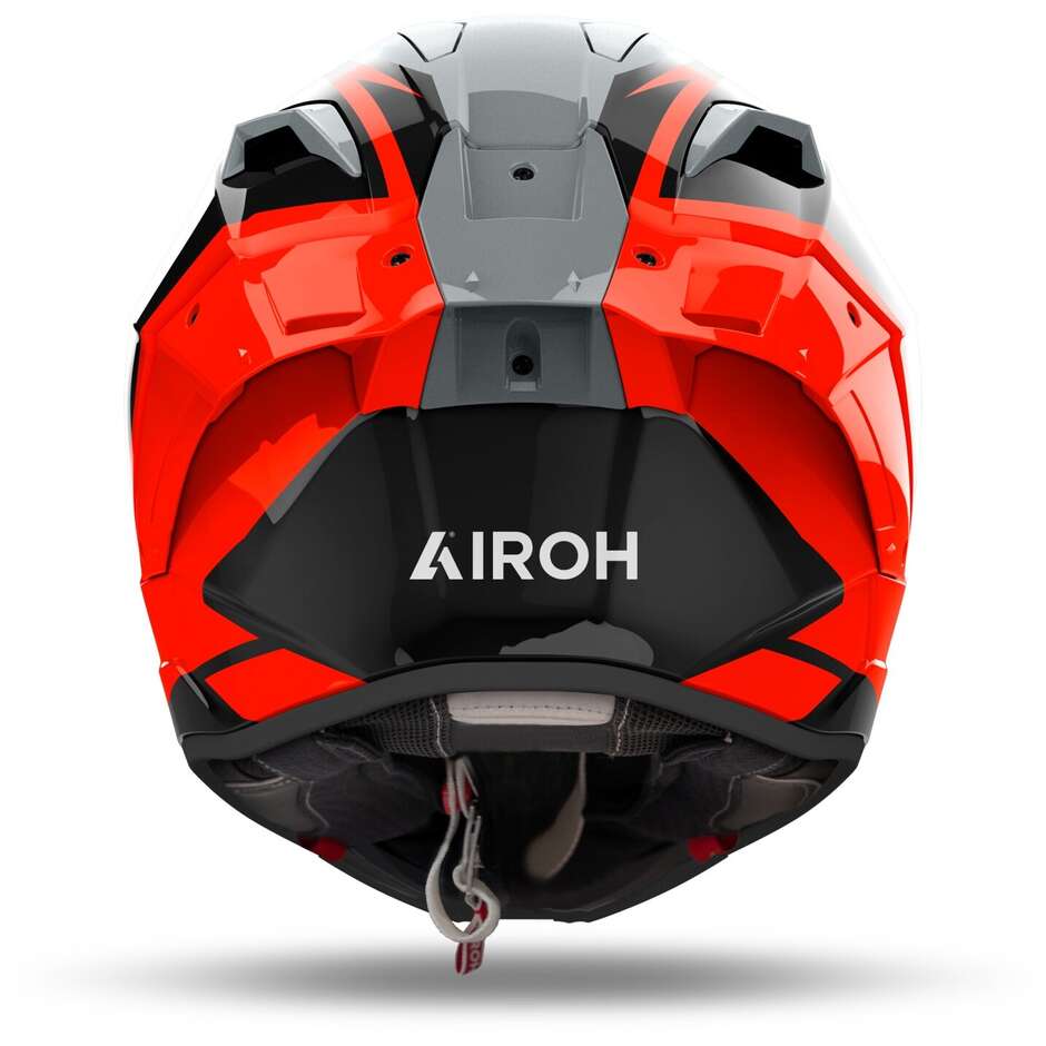 Casco Moto Integrale Airoh GP 800 MASTER Arancio Lucido
