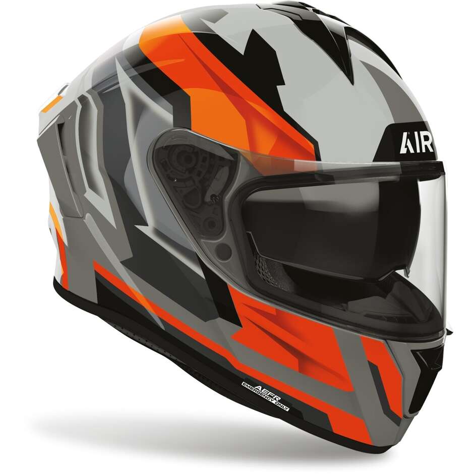 Casco Moto Integrale Airoh SPARK 2 BLADE Arancio Fluo Lucido