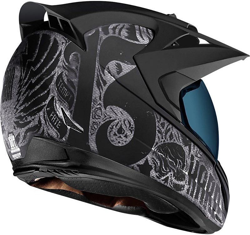 hardluck helmet icon Casco Moto Integrale All Road ICON Variant Construct Hard Luck Vendita  Online
