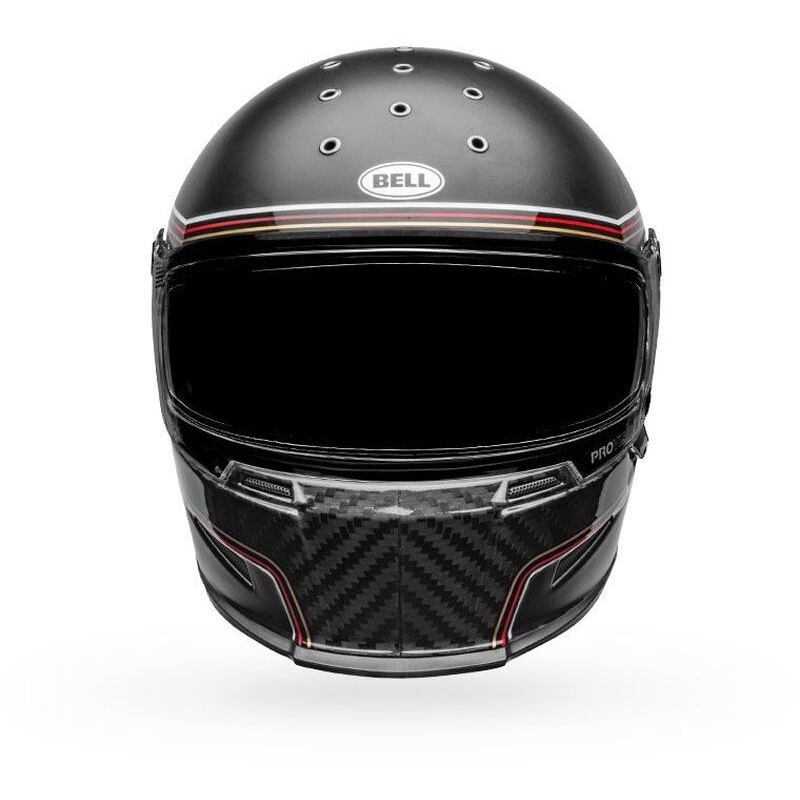 Casco Moto Integrale Bell ELIMINATOR CARBON RSD THE CHARGE Nero Opaco Lucido