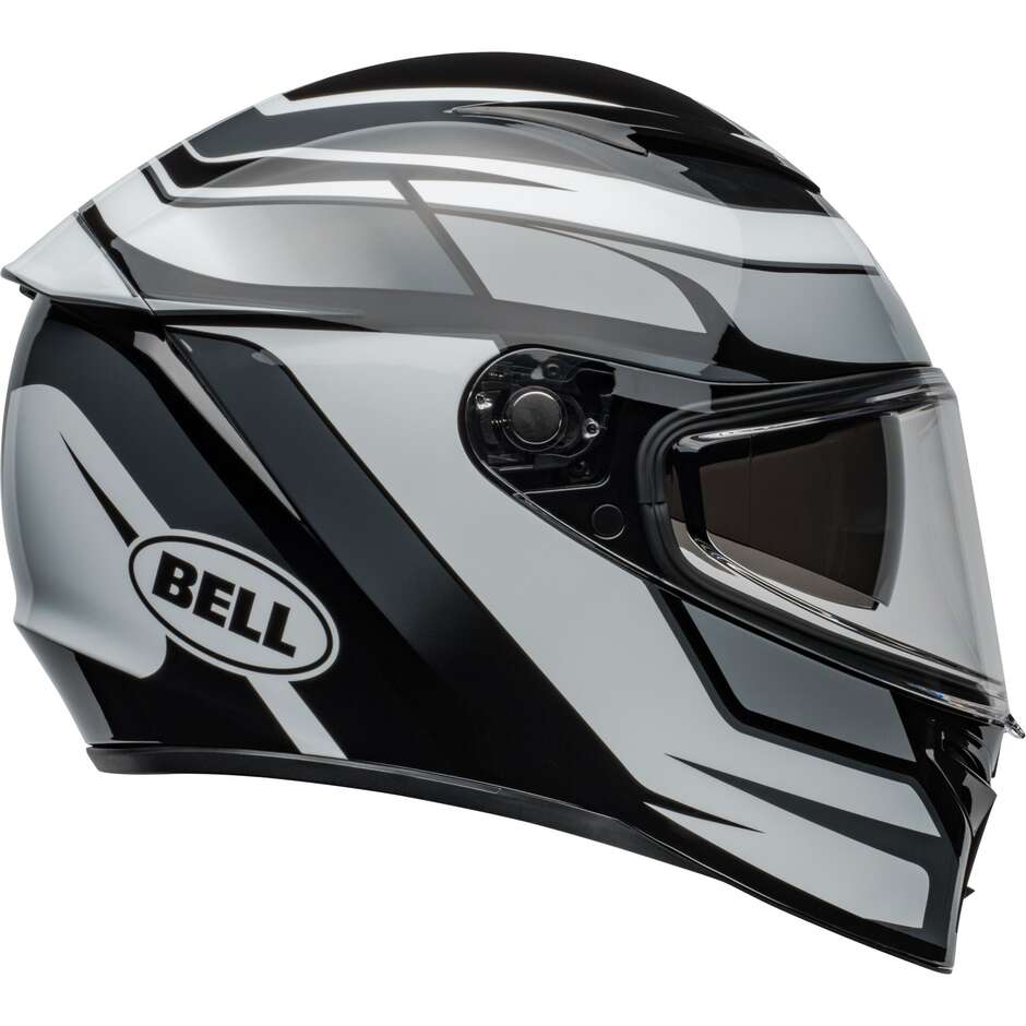 Casco Moto Integrale Bell LITHIUM MIPS PODIUM Nero Bianco