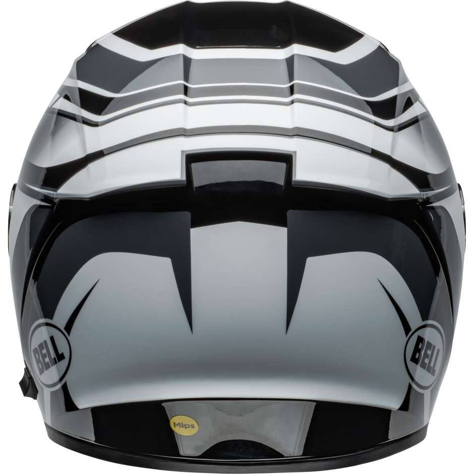 Casco Moto Integrale Bell LITHIUM MIPS PODIUM Nero Bianco