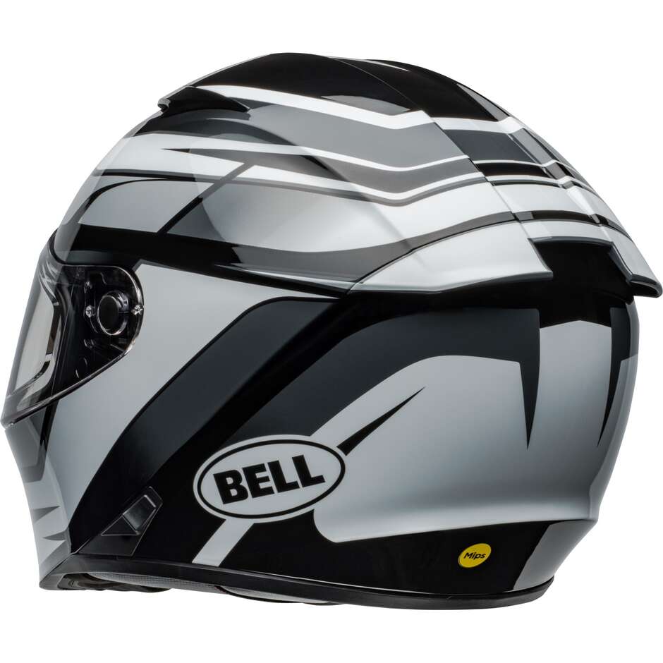 Casco Moto Integrale Bell LITHIUM MIPS PODIUM Nero Bianco