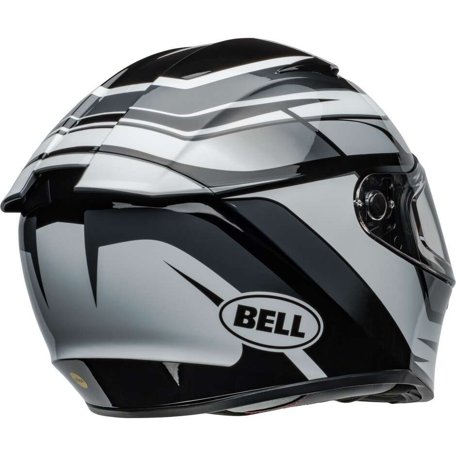 Casco Moto Integrale Bell LITHIUM MIPS PODIUM Nero Bianco