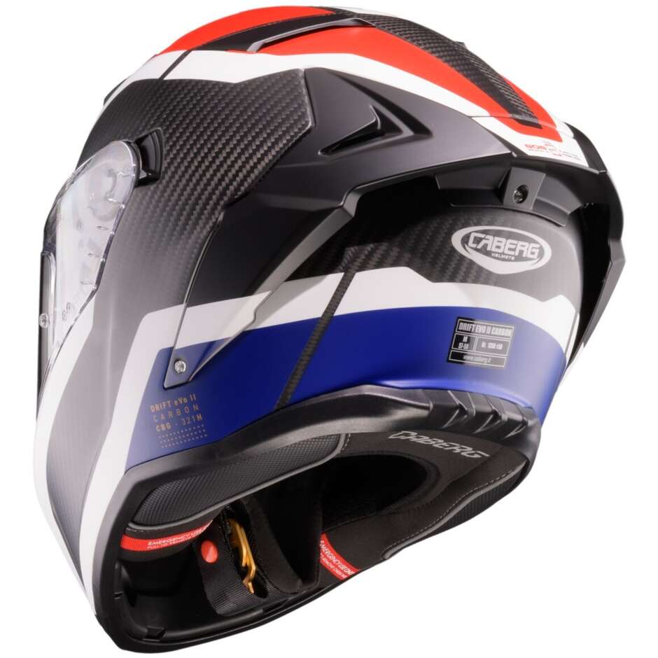 Casco Moto Integrale Caberg DRIFT EVO 2 MATT CARBON CBR