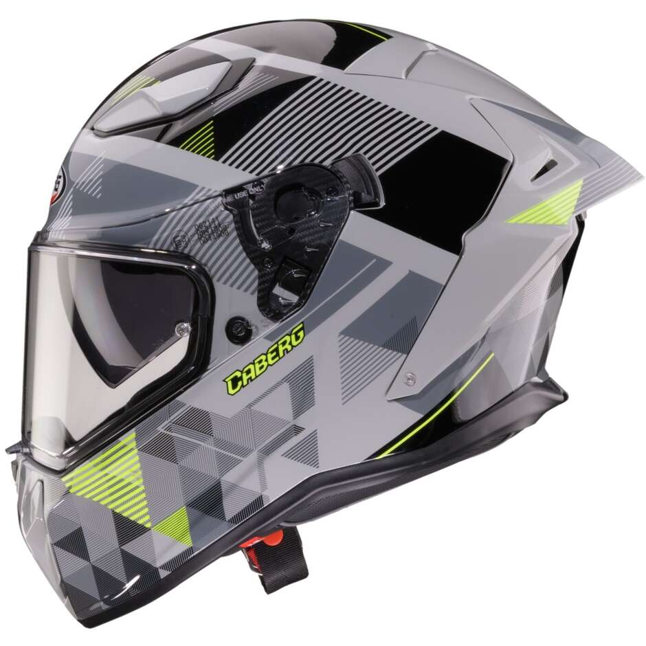 Casco Moto Integrale Caberg DRIFT EVO 2 PRISM Grigio Nero Giallo Fluo