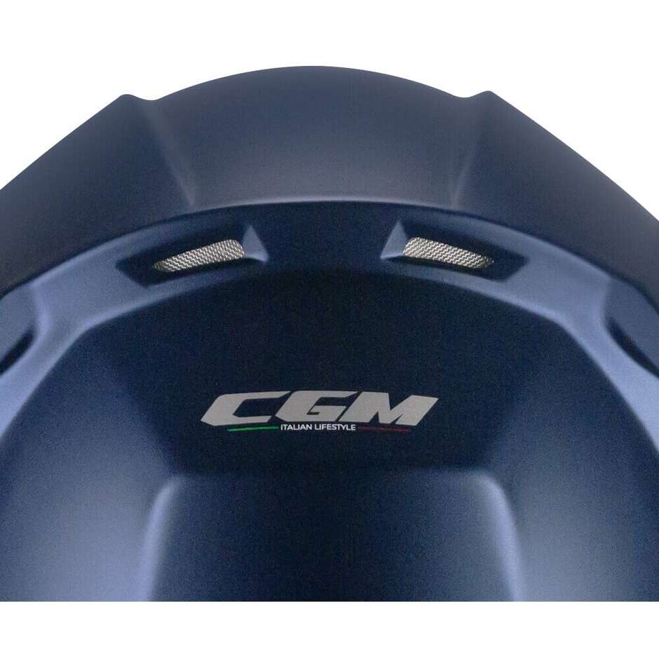 Casco Moto Integrale CGM  333A ONYX MONO Blu satinato
