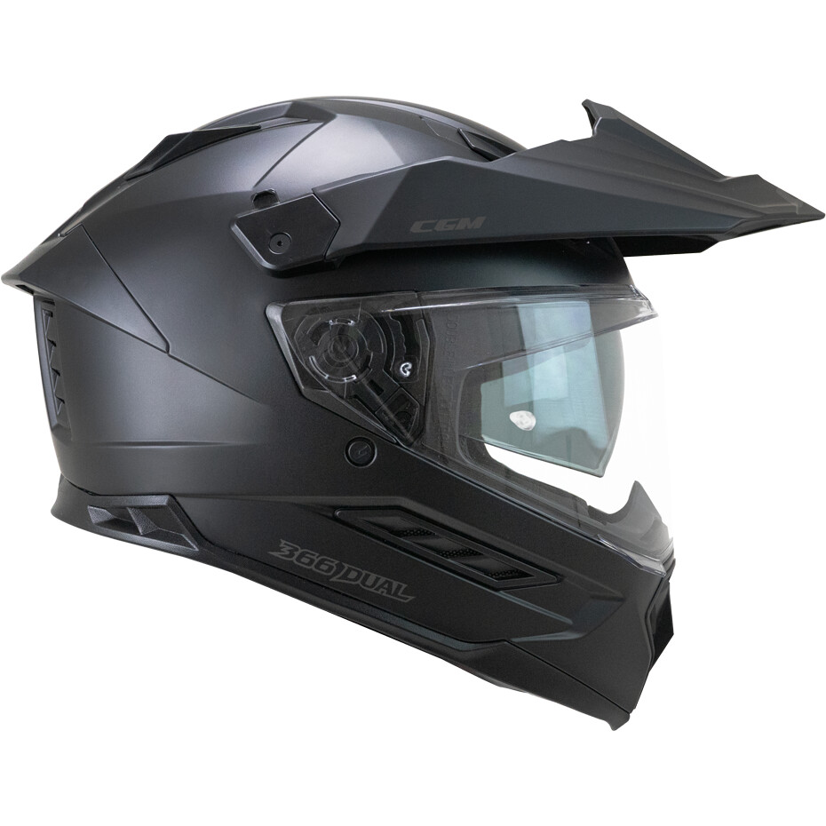Casco Moto Integrale CGM 366A DUAL MONO Nero opaco