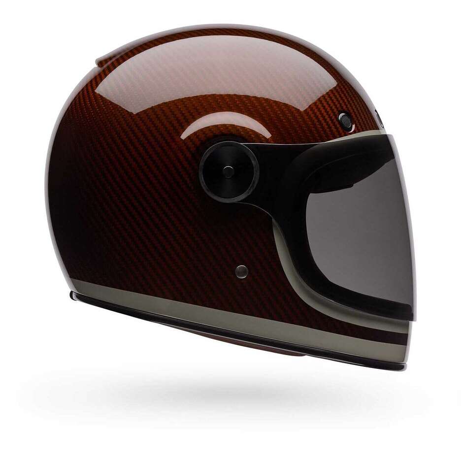Casco Moto Integrale Custom Bell BULLITT GT CARBON LANE Arancio