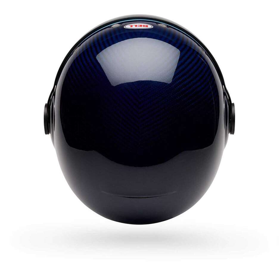 Casco Moto Integrale Custom Bell BULLITT GT CARBON LANE Blu