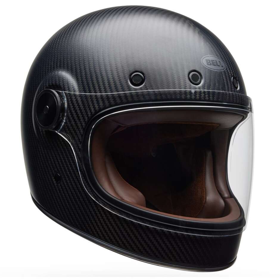 Casco Moto Integrale Custom Bell BULLITT GT CARBON Nero Opaco