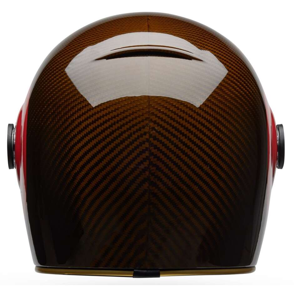 Casco Moto Integrale Custom Bell BULLITT GT CARBON TT Rosso Oro