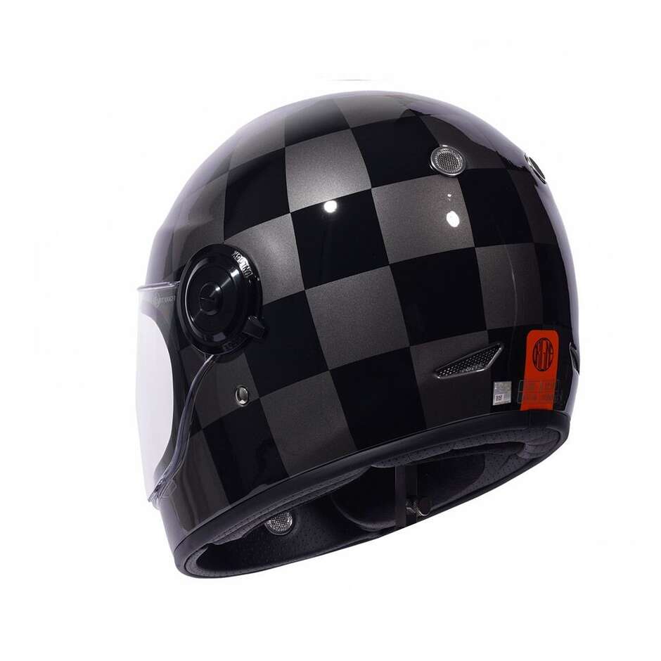 Casco Moto Integrale Custom Origine VEGA Speed Titanium