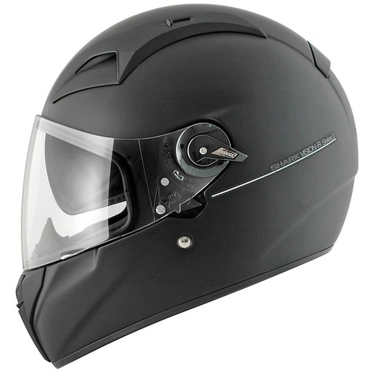 Casco moto Integrale Doppia Visera Shark VISION R 2 BLANK Nero Opaco