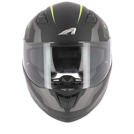ASTONE Casco Integrale GT2/ Karbon dimensioni Nero Grigio Taglia M