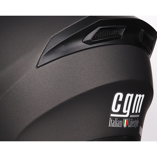 Casco Moto Integrale Doppia Visiera CGM 316A TAMPERE Nero Opaco