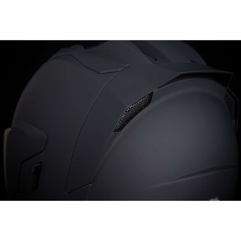 Casco Moto Integrale Doppia Visiera Icon AIRFLITE Peace Keeper Black