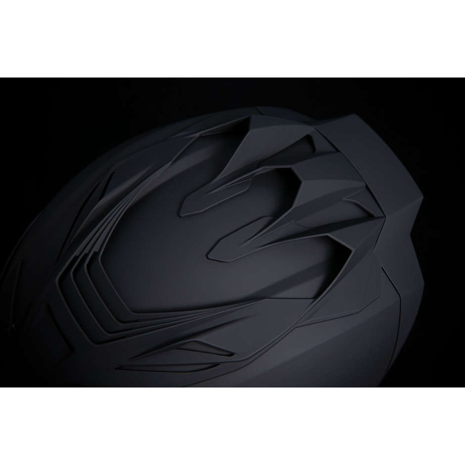 Casco Moto Integrale Doppia Visiera Icon AIRFLITE Peace Keeper Black