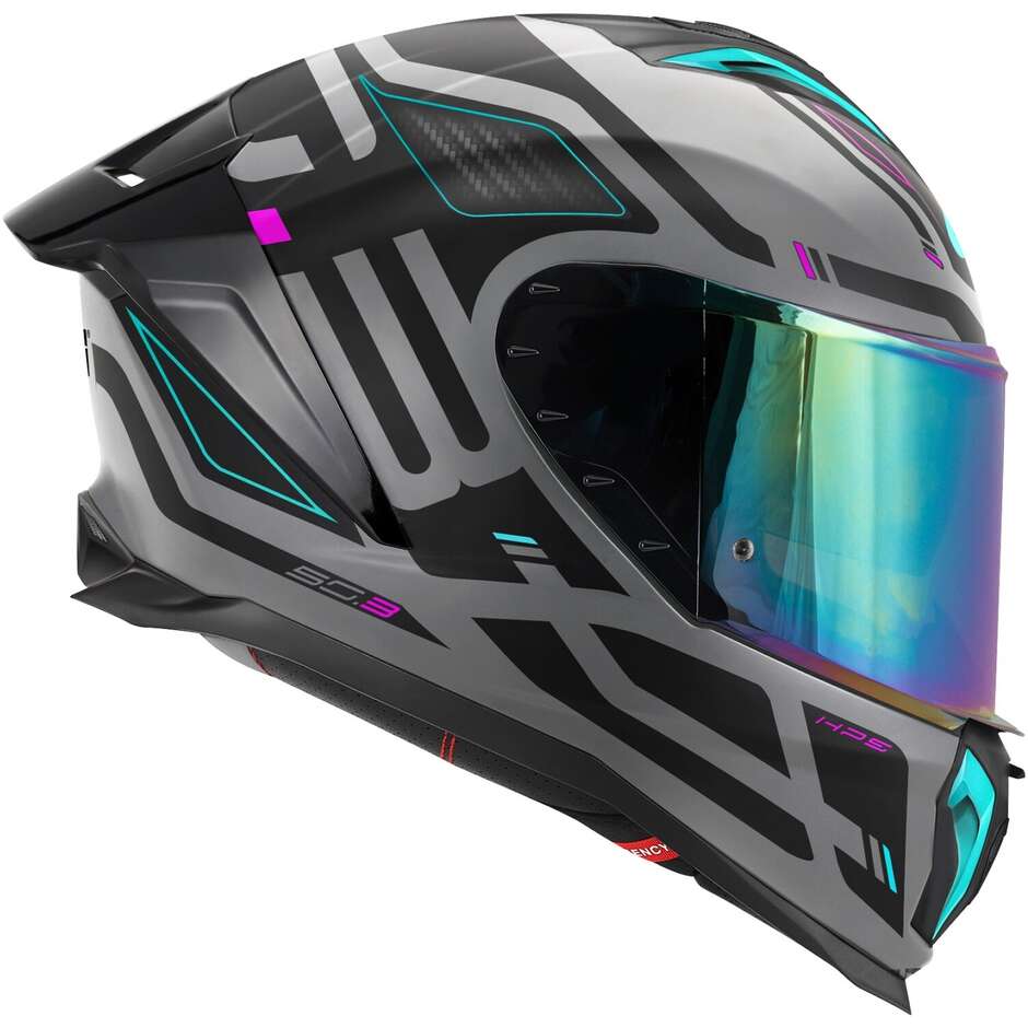 Casco Moto Integrale Givi 50.3 QUASAR Grigio Opaco