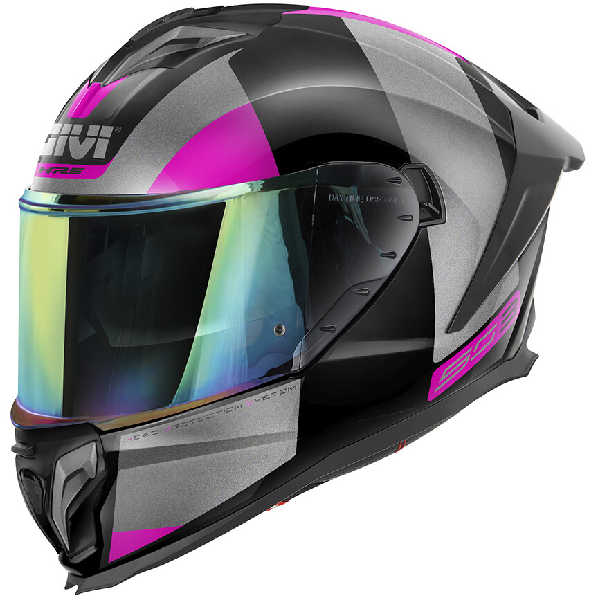 Casco Moto Integrale 50.3 VISION Nero Titanio Fucsia taglia S