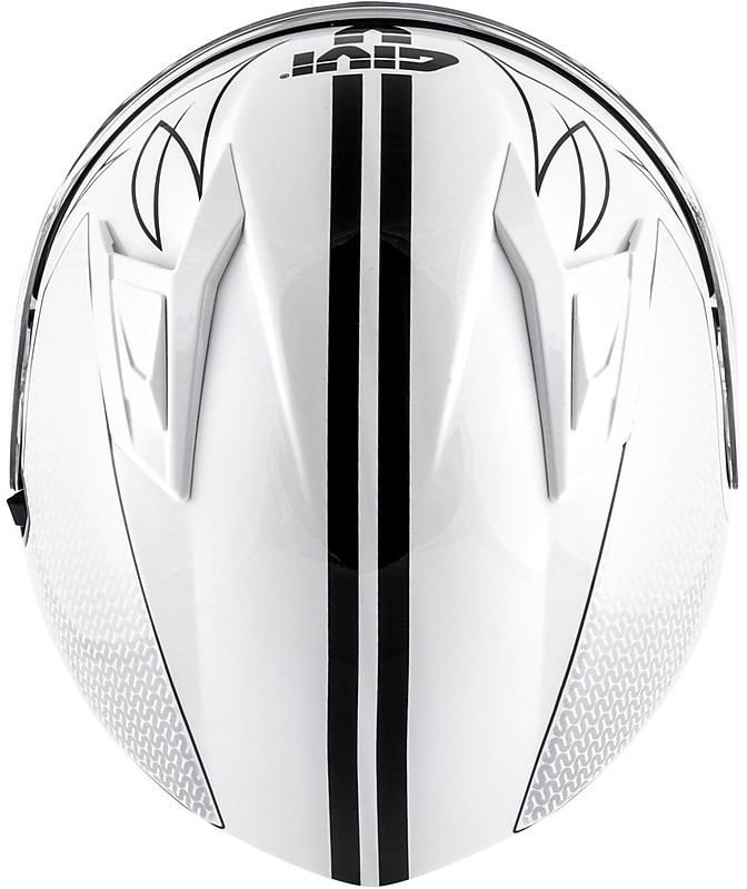 Casco Moto Integrale Givi 50.6 STOCCARDA SPLINTER Bianco Nero Lucido  Vendita Online - Outletmoto.eu