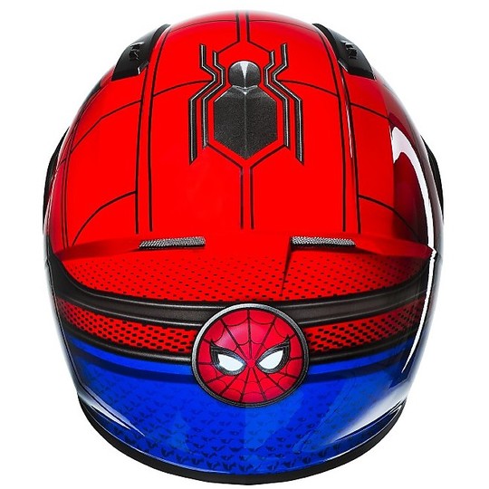 Casco Moto Integrale HJC CS-15 Marvel Spiderman Homecoming MC1 Rosso