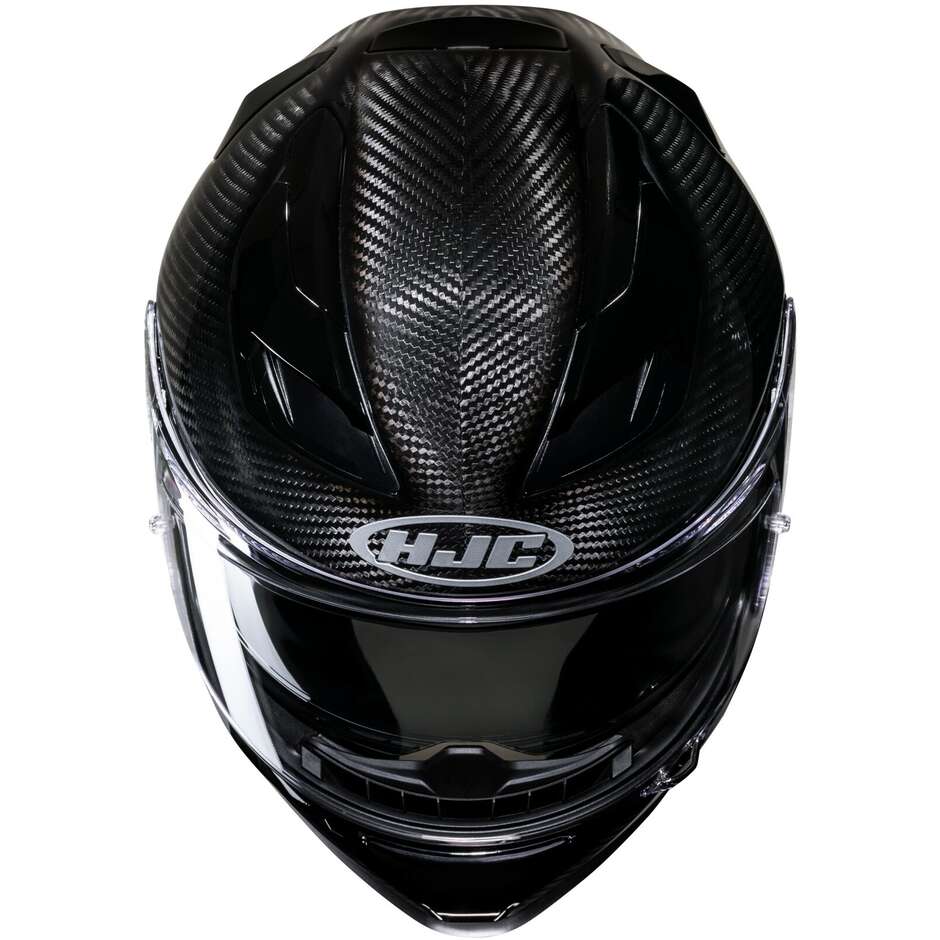 Casco Moto Integrale Hjc F71 CARBON Solid Nero