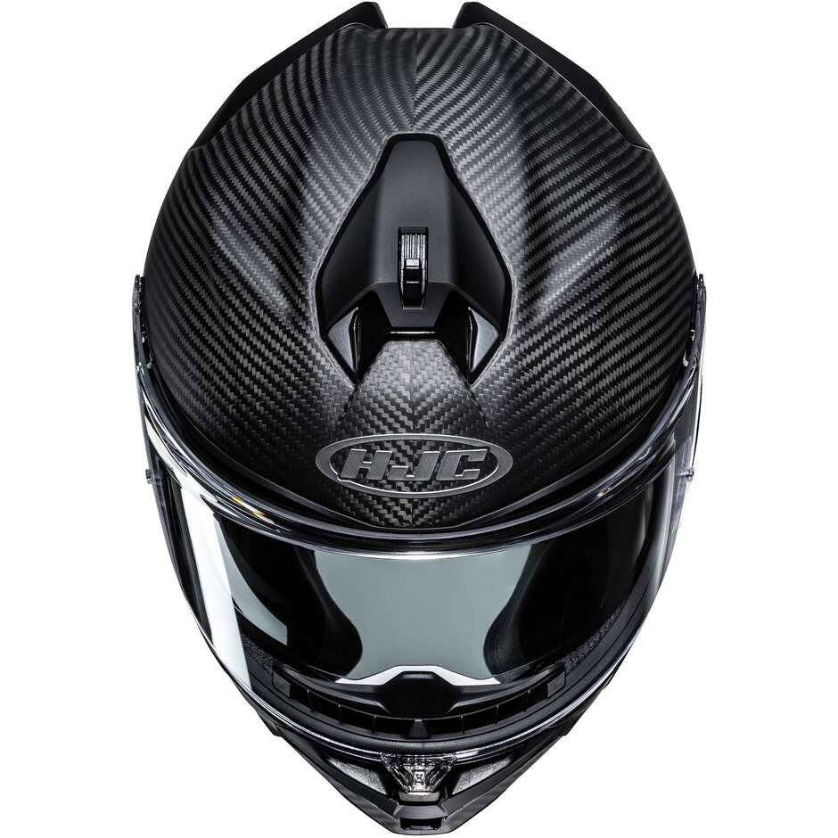 Casco Moto Integrale Hjc F72 CARBON SOLID Nero Opaco