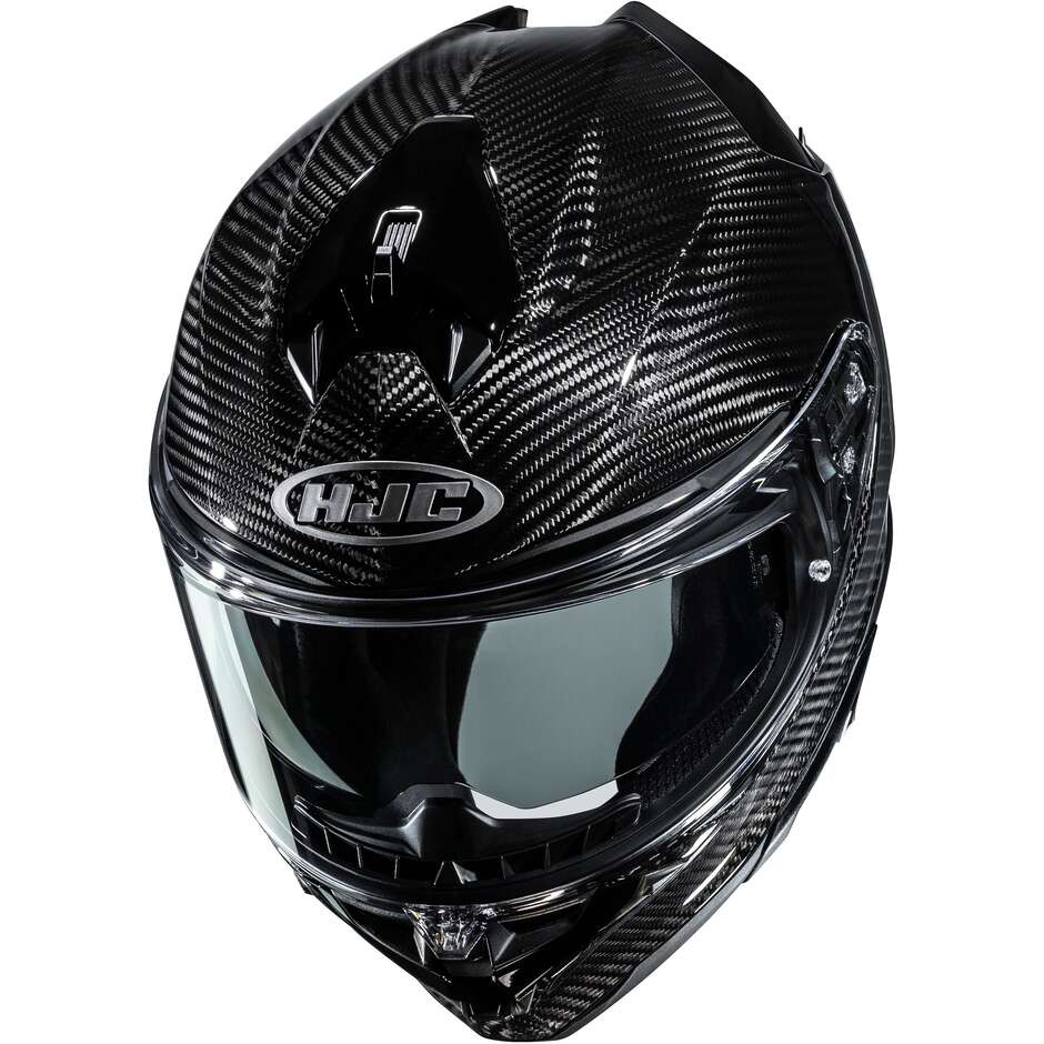 Casco Moto Integrale Hjc F72 CARBON SOLID Nero