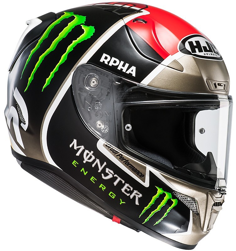 Casco Moto Integrale HJC RPHA 11 Jonas Folger MC1 Nero Rosso Oro Vendita  Online - Outletmoto.eu