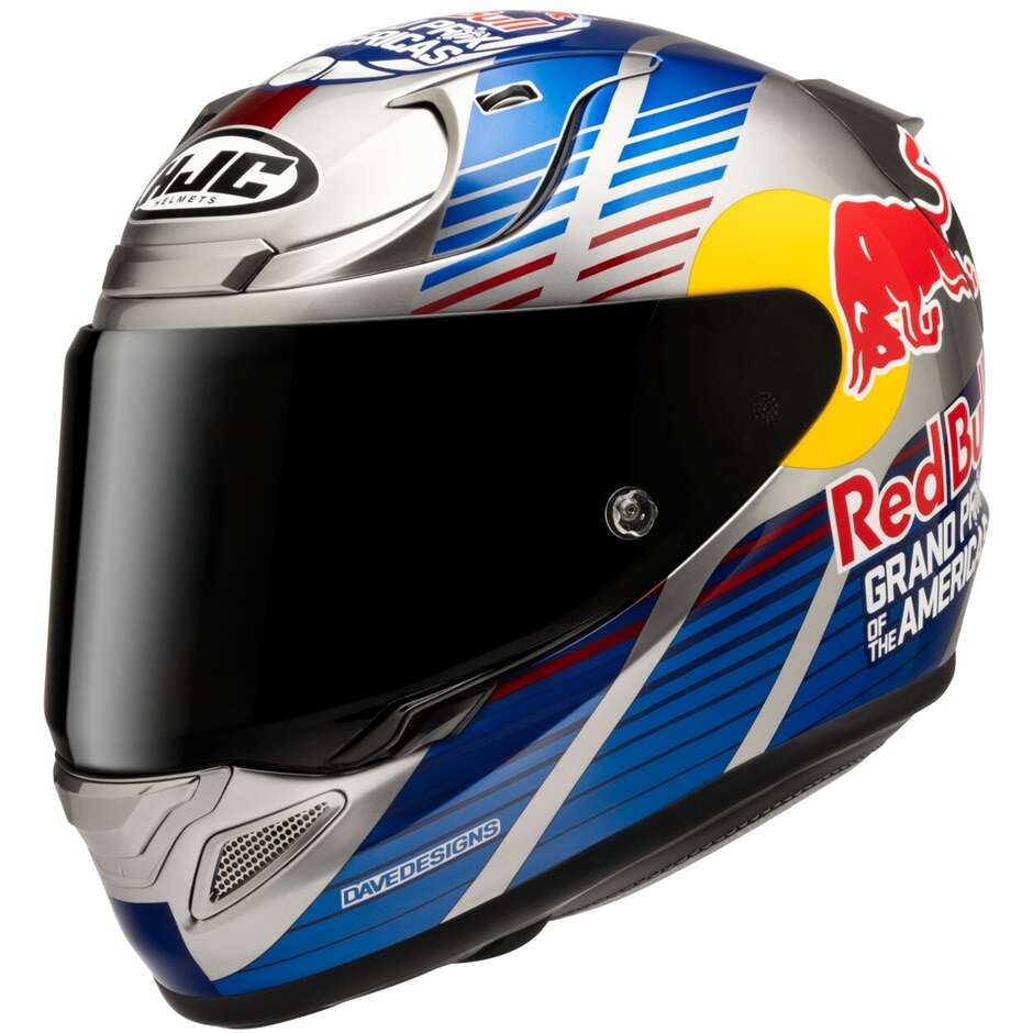 Casco Moto Integrale Hjc RPHA 12 RED BULL AUSTIN GP 2 MC21