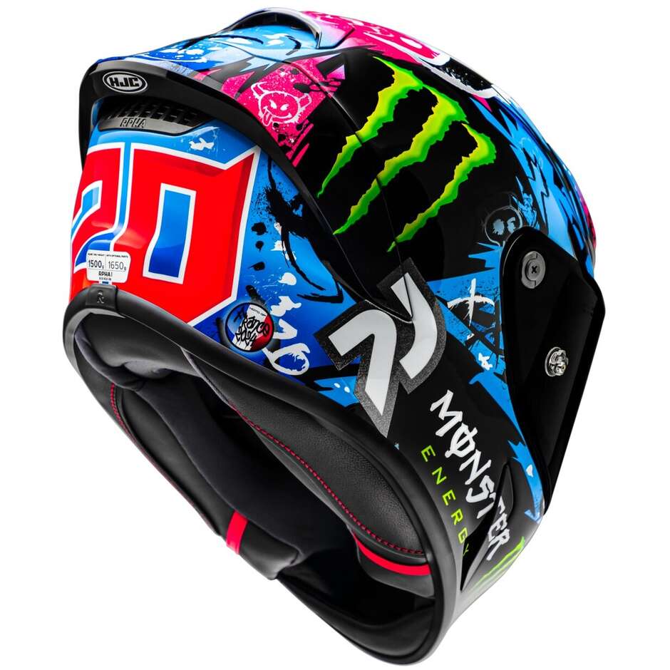 Casco Moto Integrale Hjc RPHA1 QUARTARARO LE MANS II MC28
